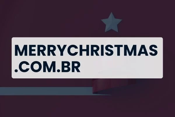 Domínio Premium à Venda: merrychristmas.com.br 